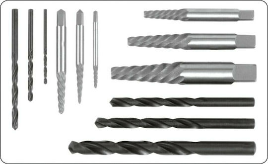 Yato HSS Set of 12 Drills HSS for Metal