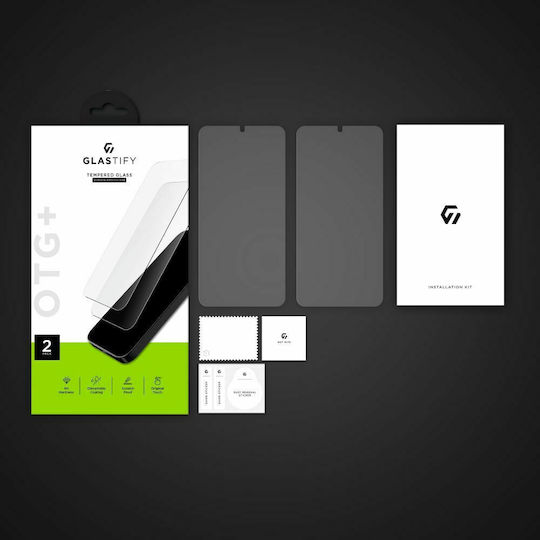 Glastify OTG+ Закалено стъкло 2бр (Galaxy S22+ 5G)
