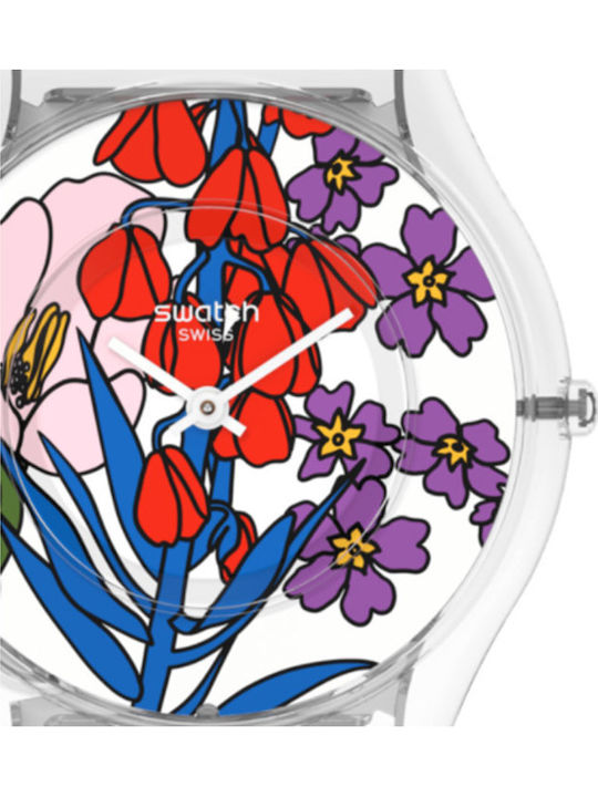 Swatch Skin Classic Ceas de Damă cu Multicolor Curea din Cauciuc