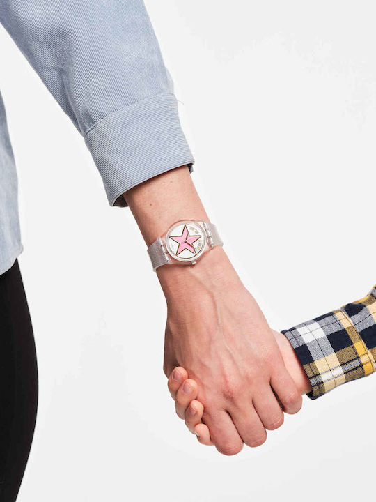 Swatch Star Mom Кварцов Часовник с Каучукова Каишка