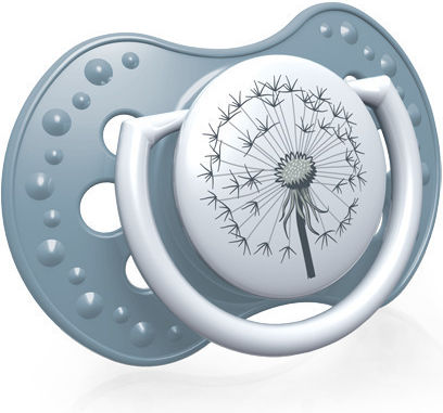 Lovi Baby Botanic Orthodontische Schnuller Silikon Grau für 6-18 Monate 2Stück