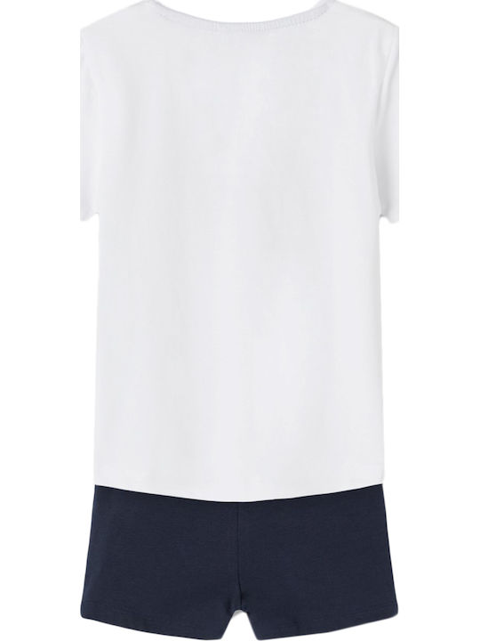 Kids' Set with Shorts Summer 2pcs White