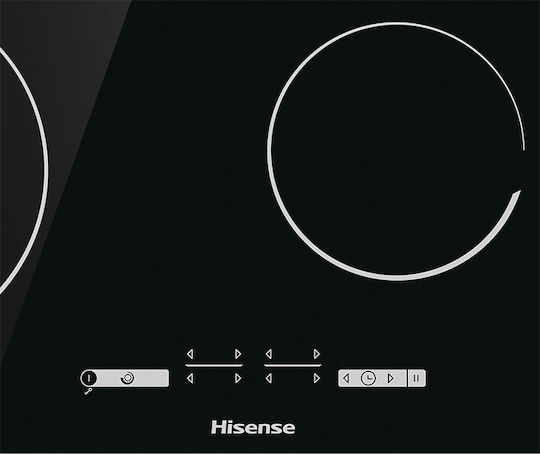 Hisense С рамка Автономен с Функция за заключване 60x51εκ.