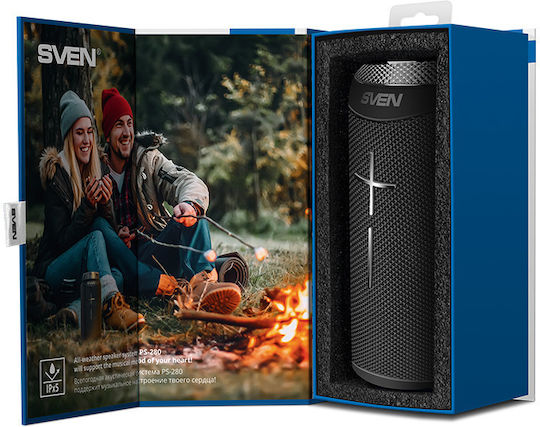 Sven PS-280 Ηχείο Bluetooth 12W με Ραδιόφωνο Μαύρο