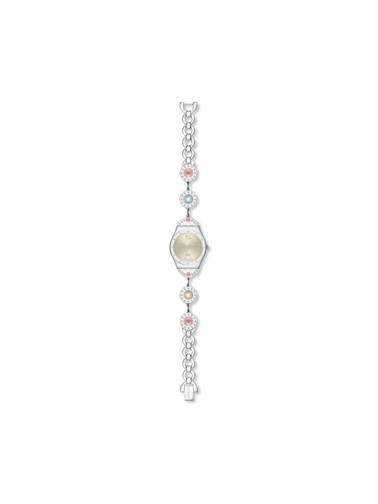 Swatch Shiny Stones Metal Bracelet Silver 12mm