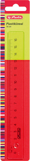 Herlitz Lineal Kunststoff Transparent 16cm