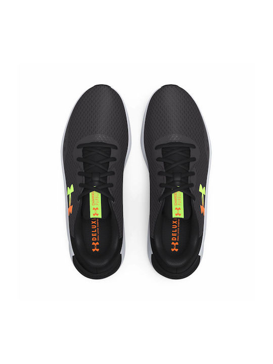 Charged Pursuit 3 Sport Shoes Running Jet Gray / Black / Blaze Orange