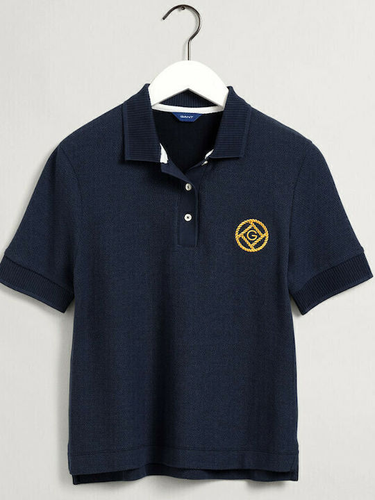 Γυναικεία Polo Μπλούζα Κοντομάνικη Diamont Blue