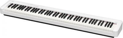 Casio Elektrisch Bühne Klavier CDP-S110 Με Βάση Και Τροφοδοτικό Stand Set mit 88 Gewichtet Tasten und Verbindung mit Kopfhörern und Computer Weiß