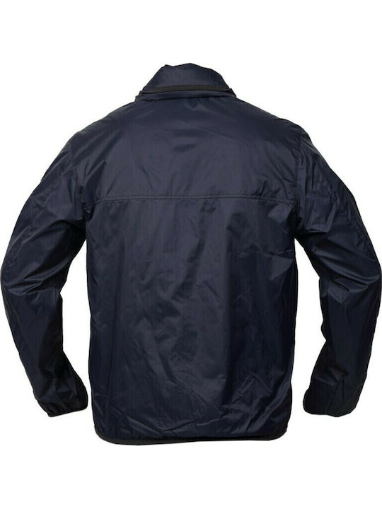 Winter Jacket Windproof Navy Blue