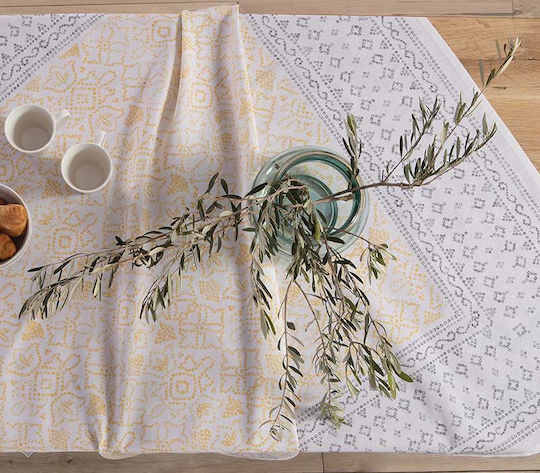 Nef-Nef Homeware Față de Masă Galben Misterios 140x180cm