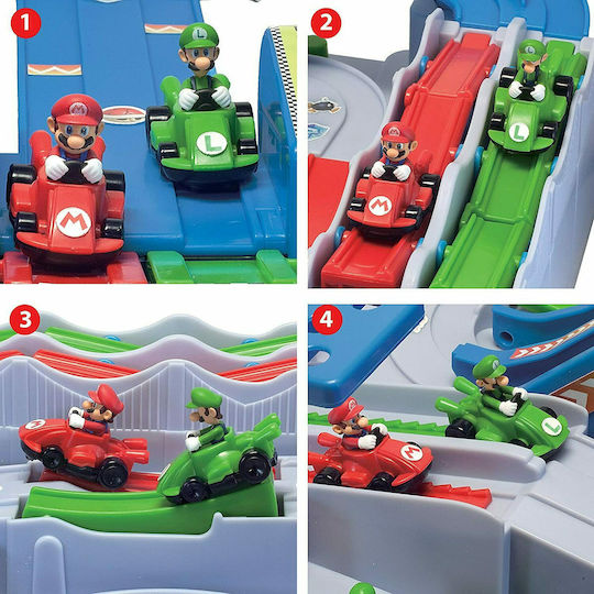 Epoch Toys Super Mario Kart Racing Deluxe Πίστα για 5+ Ετών