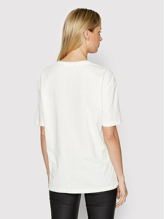 Vero Moda Damen Oversized T-shirt Weiß
