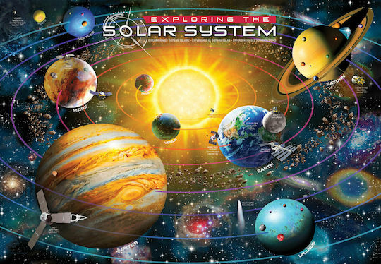 Kids Puzzle Solar System for 6+ years old+ Years 200pcs Eurographics