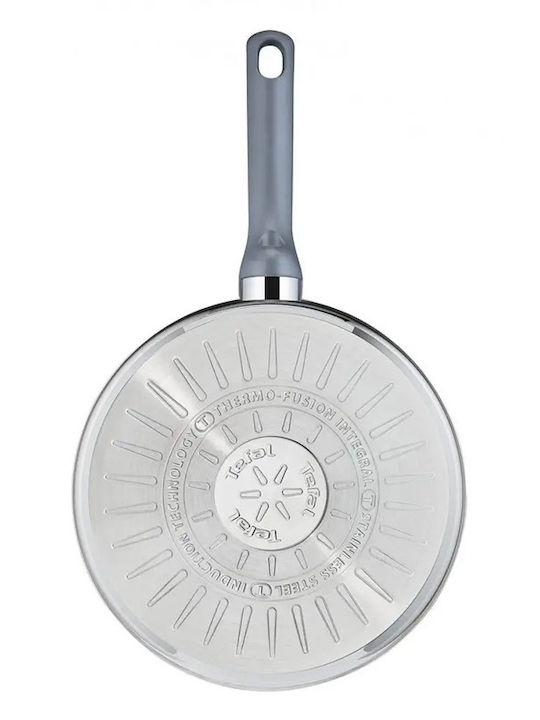 Tefal Daily Cook Σωτέζα από Ανοξείδωτο Ατσάλι Με Καπάκι με Αντικολλητική Επίστρωση 24cm
