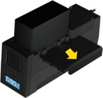 Orvaldi ID800CH USV 800VA 480W mit 2 Schuko Steckdosen