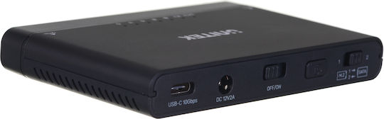 Unitek Твърд диск кутия M.2 SATA III / PCI Express NVMe с връзка USB 3.2 в Черен цвят
