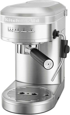 Kitchenaid 5KES6503ESX Μηχανή Espresso 1470W Πίεσης 15bar Ασημί