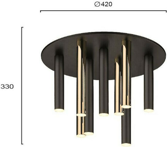 Viokef Ballet Πλαφονιέρα 42εκ. LED