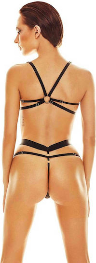 Anais Apparel Sway Sexy Σετ Εσωρούχων με Διαφάνεια Μαύρο / Μαύρο / Μαύρο / Μαύρο / Μαύρο 2τμχ