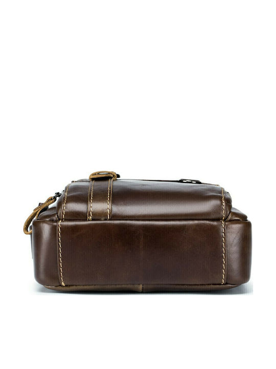 Leather Men's Bag Shoulder / Crossbody Brown