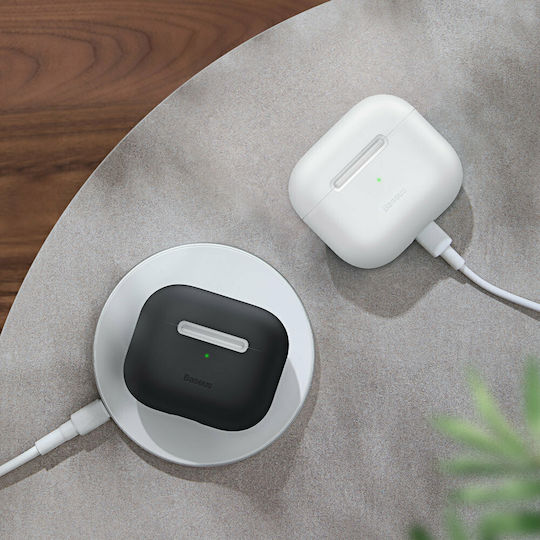 Baseus Super Thin Калъф в Бял цвят за Apple AirPods 3