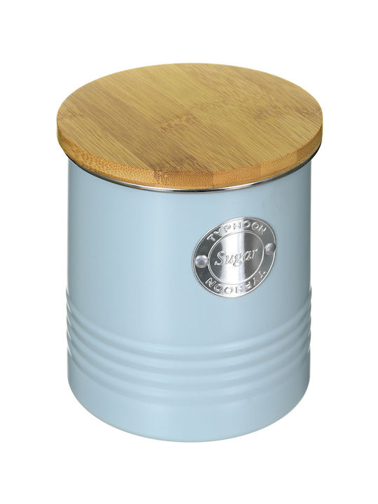 Typhoon Sugar Jar with Metal Blue Lid 1000ml 1 Piece