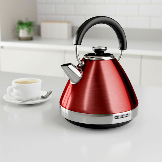 Morphy Richards Venture Pyramid Retro Кана 1.5лт 3000W Червен