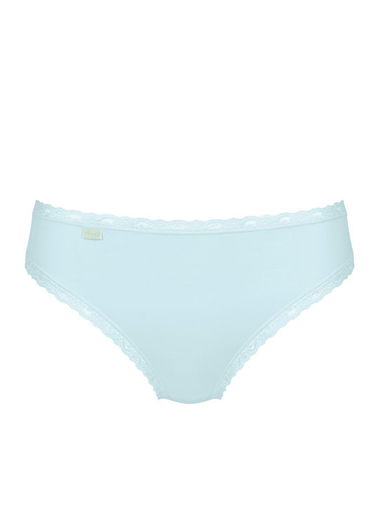 24/7 Βαμβακερά Women's Slip 3Pack with Lace White/Navy/Ciel