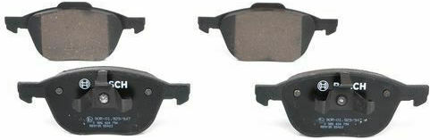 Bosch Σετ Τακάκια Εμπρός 4τμχ για Ford C-Max / Focus / Grand C-Max Volvo S40 / V40