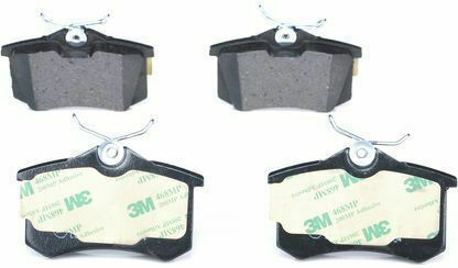 Bosch Brake Pad Rear 4pcs for Peugeot 405 Renault Clio / Espace Seat Cordoba / Ibiza Volkswagen Golf / Jetta / Passat / Polo / Scirocco
