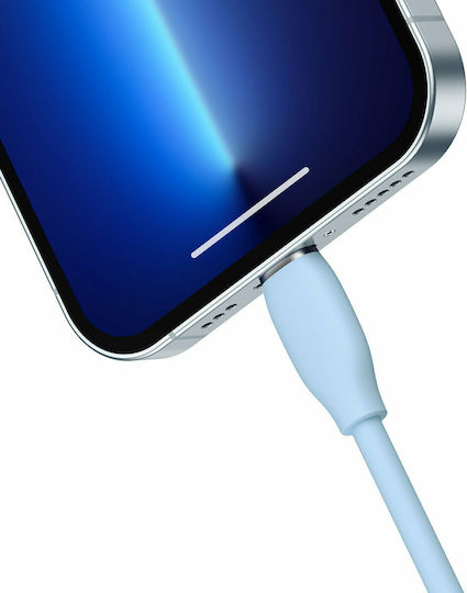 Baseus Jelly Liquid Silica Gel USB-C to Lightning Cable 20W Blue 1.2m (CAGD020003)
