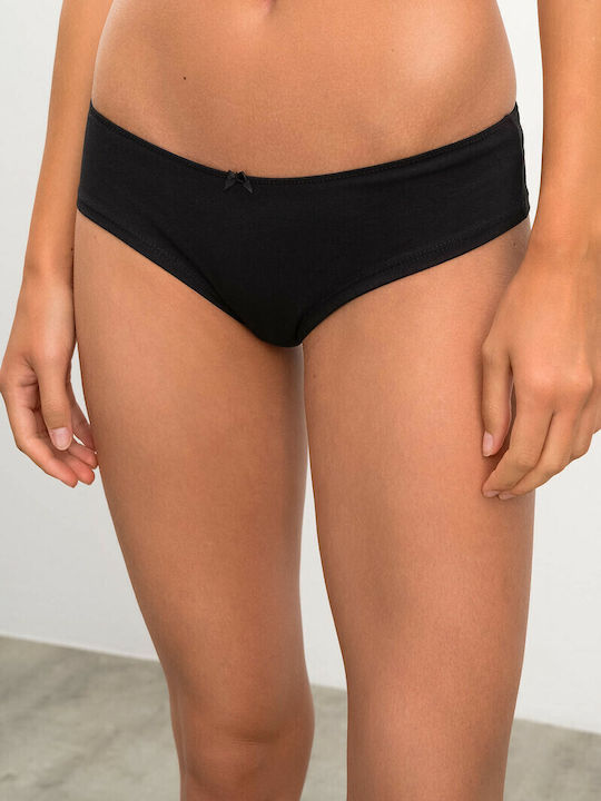 Cheeky Βαμβακερά Γυναικεία Slip 2Pack Black/Pink