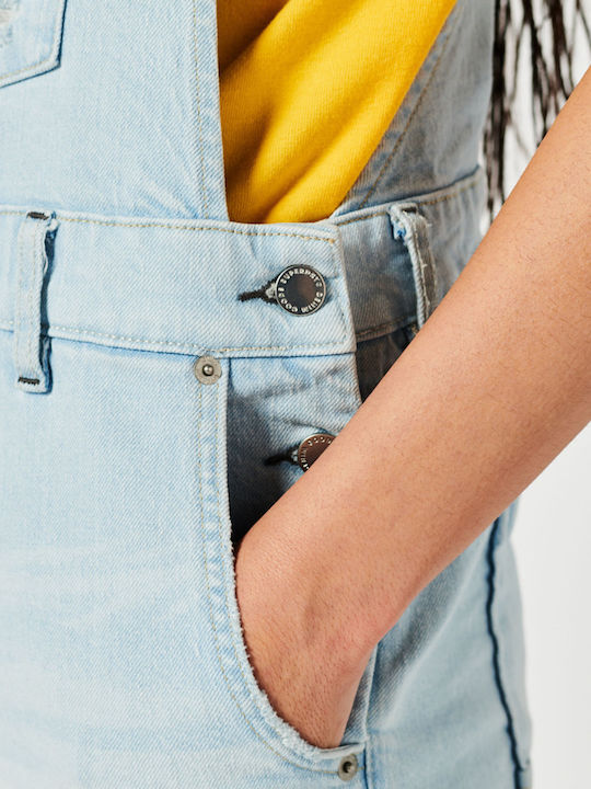 Ovin Vintage Women's Jumpsuit Denim Light Blue