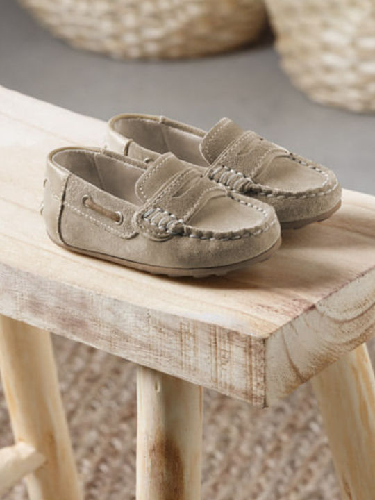 Suede Slip-On Moccasins Brown