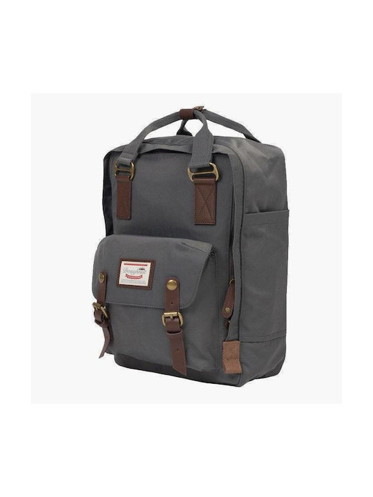 Doughnut Macaroon Stoff Rucksack Gray