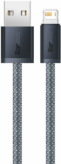 Baseus Dynamic Braided USB-A la Cablu Lightning Gri 2m (CALD000516)