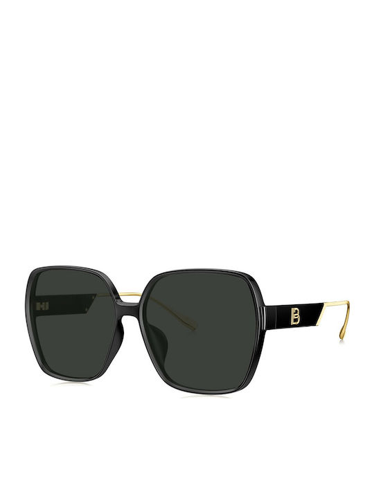 Bolon Damen Sonnenbrille mit Schwarz Kunststoff Gestell und Schwarz Linse BL5059C10