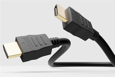 Goobay HDMI 2.1 Cable HDMI male - HDMI male 2m Μαύρο