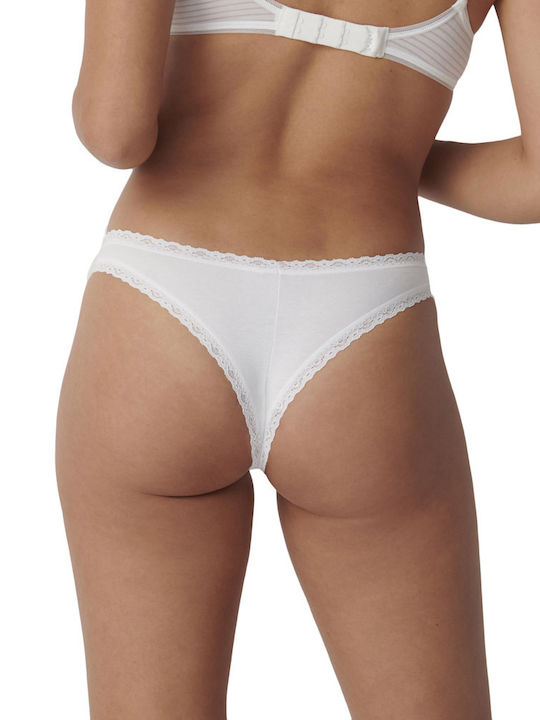 24/7 Weekend Βαμβακερά Femei Brazilia 3Pack cu Dantelă Navy/Blue/White