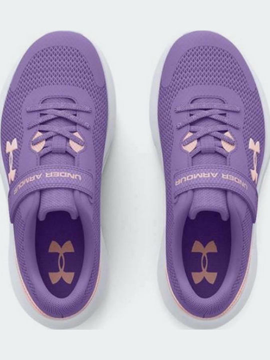 GPS Surge Kids Sports Shoes Running with Hoop & Loop Closure Purple