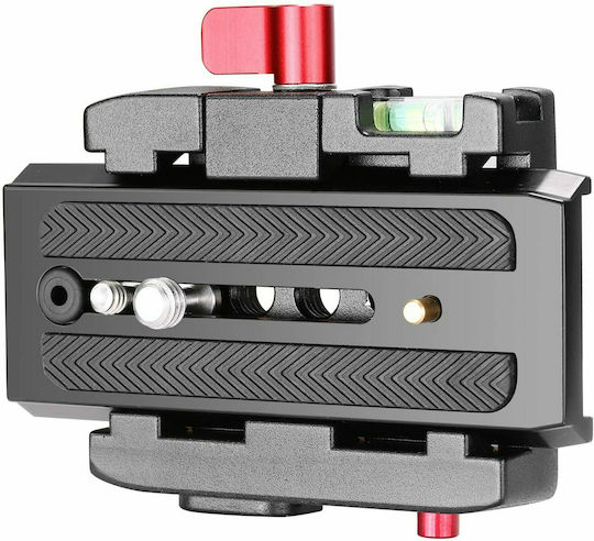Neewer Professional Aluminum Alloy Quick Shoe Plate Adapter Red