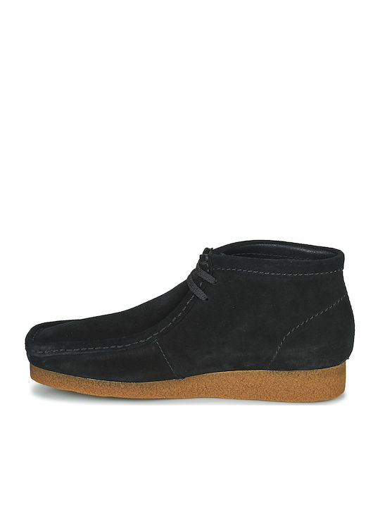 Shacre Suede Μαύρα Ανδρικά Μποτάκια