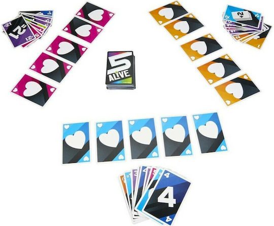Brettspiel Five Alive Card Game für 2-6 Spieler 8+ Jahre Hasbro