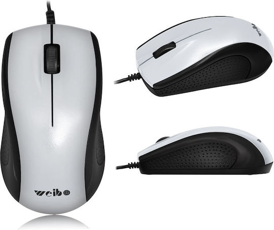 Weibo WB-012 Wired Mouse Silver