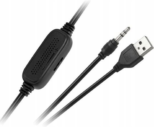 Esperanza EGS105 Ηχεία Υπολογιστή 2.0 με RGB Φωτισμό και Ισχύ 2.5W Μαύρα