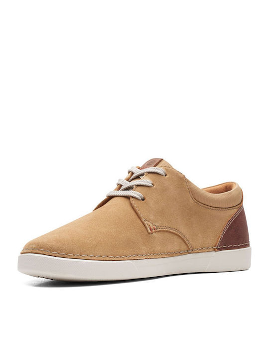 Clarks Gereld Men's Anatomic Leather Casual Shoes Dark Sand