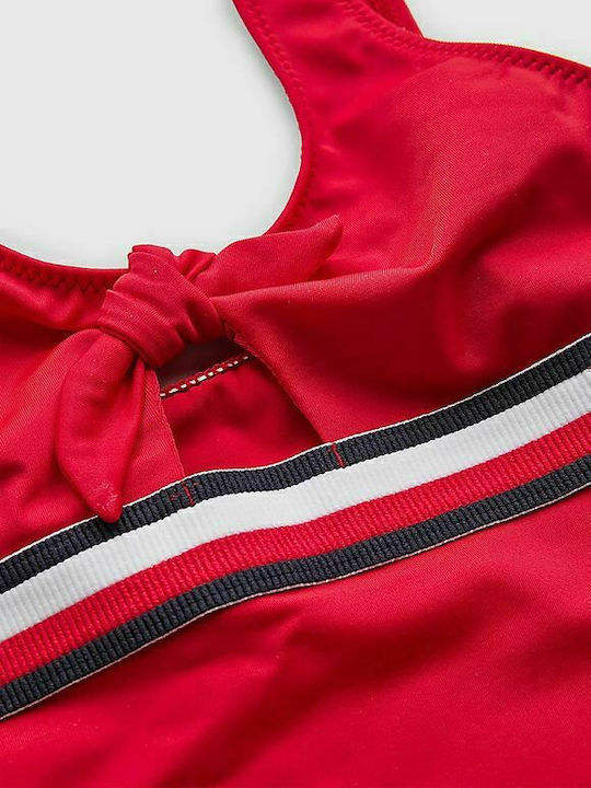 Tommy Hilfiger Παιδικό Μαγιό Ολόσωμο Κόκκινο