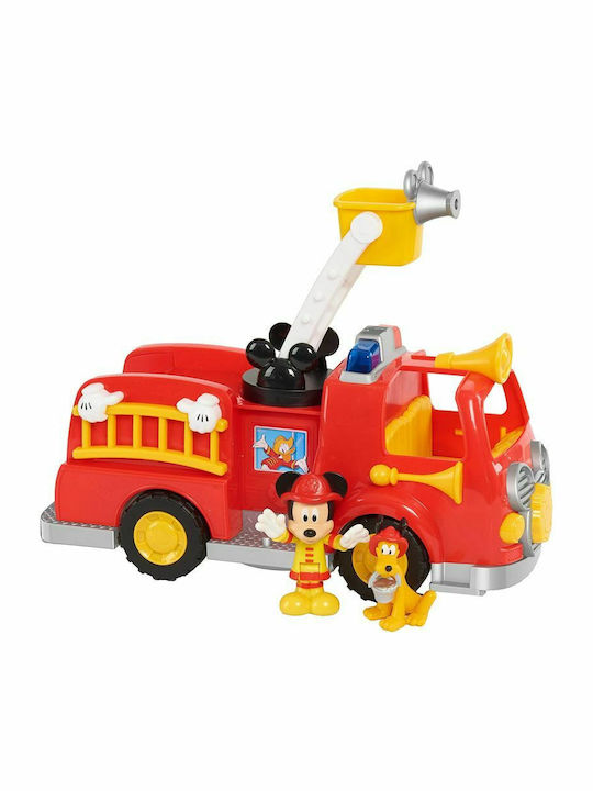 Παιχνιδολαμπάδα Mickey Mouse Πυροσβεστικό για 3+ Ετών Giochi Preziosi