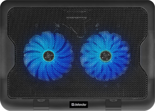 Defender NS-503 Cooling Pad για Laptop έως 17" με 2 Ανεμιστήρες και Φωτισμό